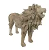 Product image 1 of the product “Standing royal Lion made from teak root pieces. About 200cm length and 115cm height. ”
